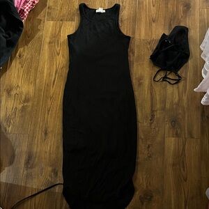 Black long dress